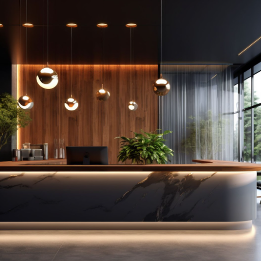 15+ Reception Desk Design Ideas from Arcadia Furnishing