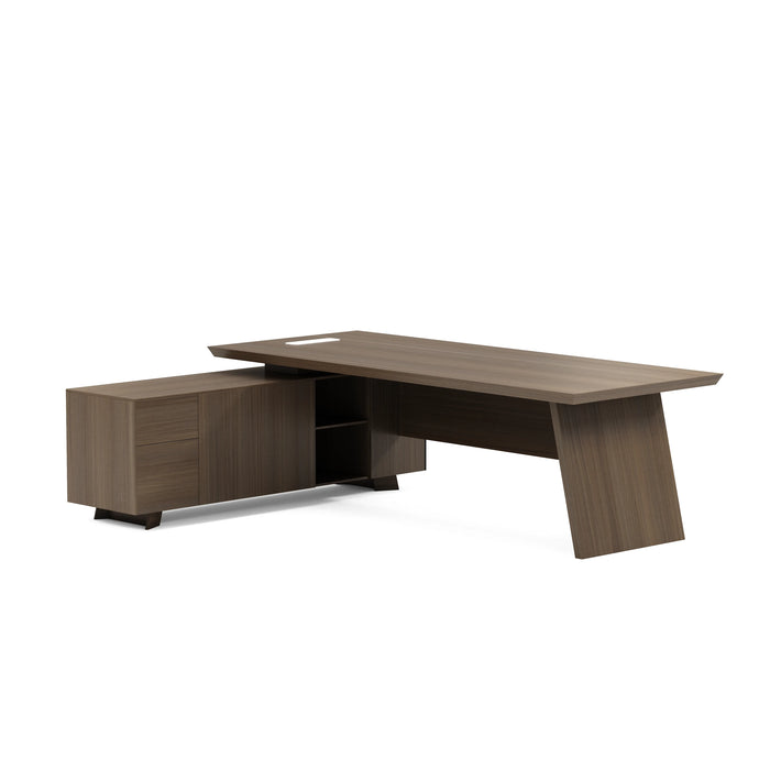 Nepal 95" L-shaped Executive Desk | AF Essence Mooreen WX-E1502