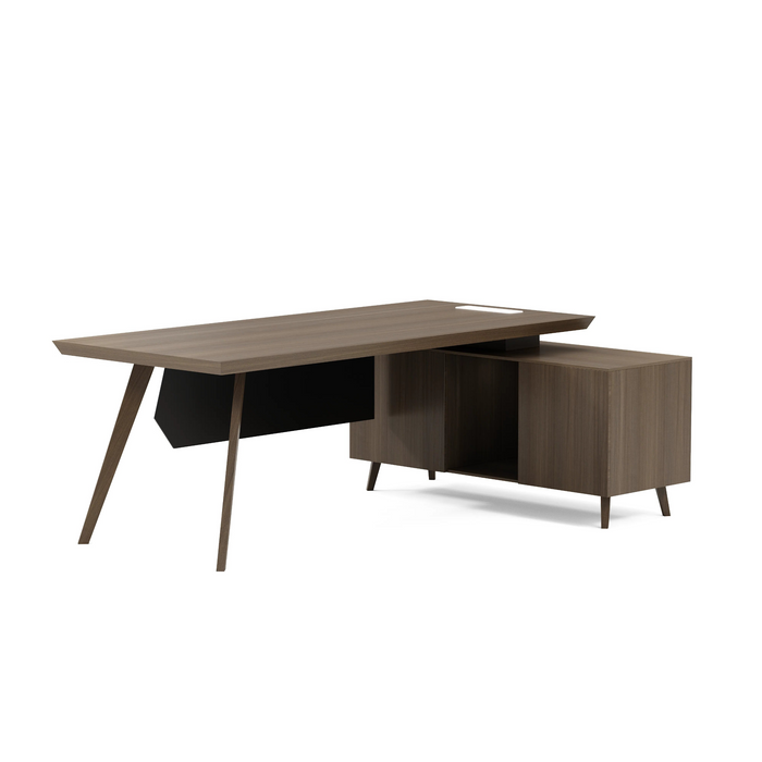 Granger 79" L-shaped Executive Desk | AF Essence Mooreen WX-E1507