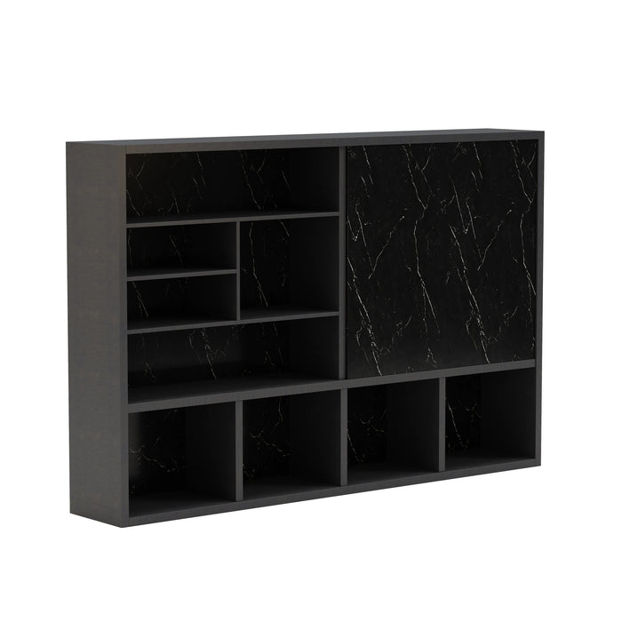 Walsh 95" Library Wall Shelving Unit | AF Essence Tribeca WX-NS2810