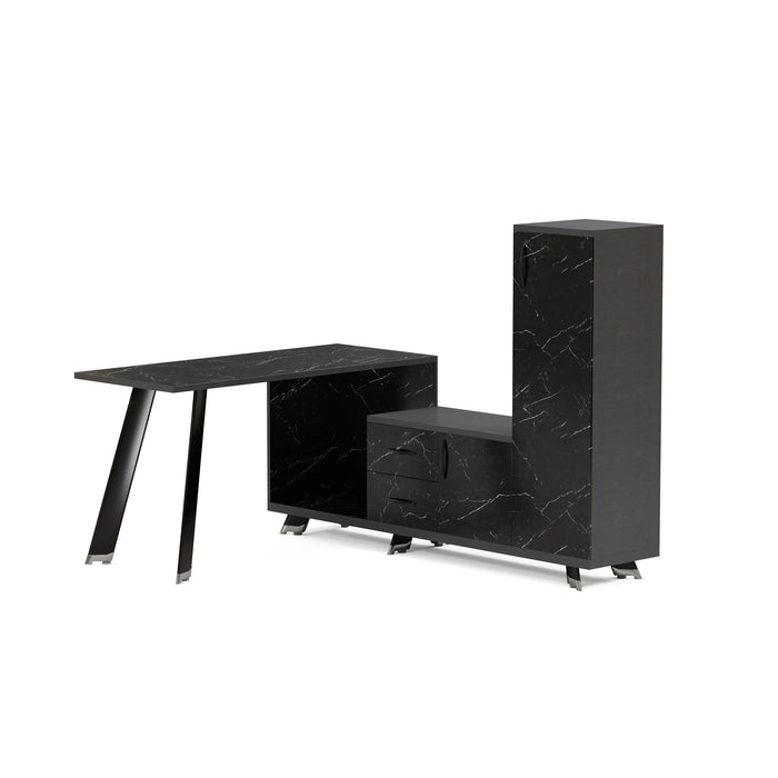 AF Essence-Tribeca | Christian L-shaped Executive Desk WX-NW003