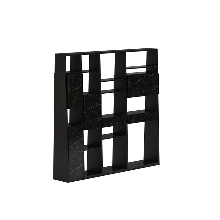 Winona 90-129" Open Display Wall Shelving Unit | AF Essence Tribeca  WX-NS2802