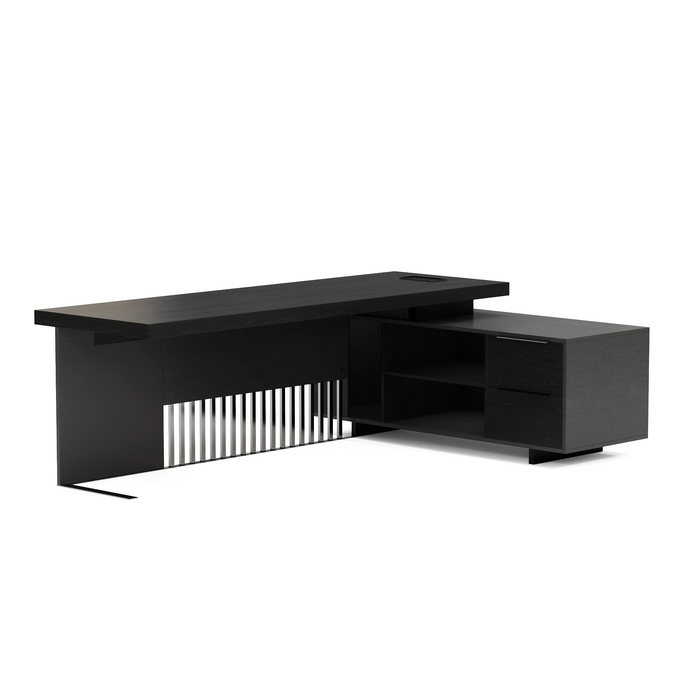 Cecilia 95" L-shaped Executive Desk | AF Essence Tribeca WX-N2802