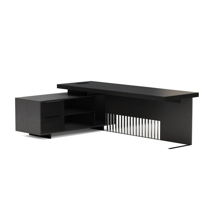 Cecilia 95" L-shaped Executive Desk | AF Essence Tribeca WX-N2802