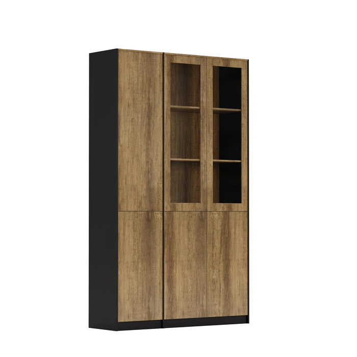 Wyatt 31-63" Closed Cabinet Shelving Unit | AF Essence Tribeca WX-NS2807-9