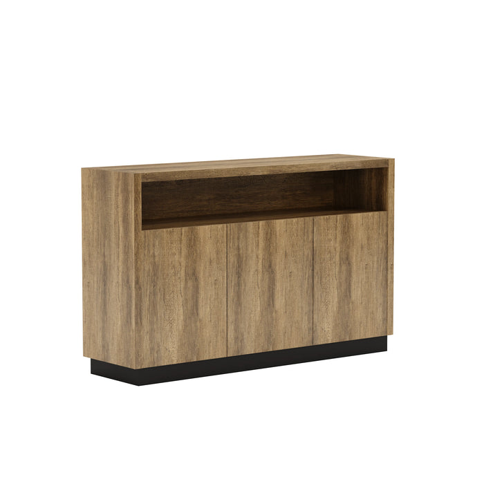 Madeline 39-58" Credenza Cabinet Shelving Unit | AF Essence Carnegie WX-MT002-3