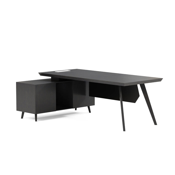 Granger 79" L-shaped Executive Desk | AF Essence Mooreen WX-E1507