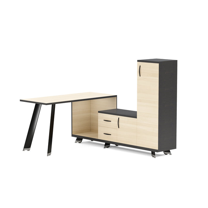 AF Essence-Tribeca | Christian L-shaped Executive Desk WX-NW003