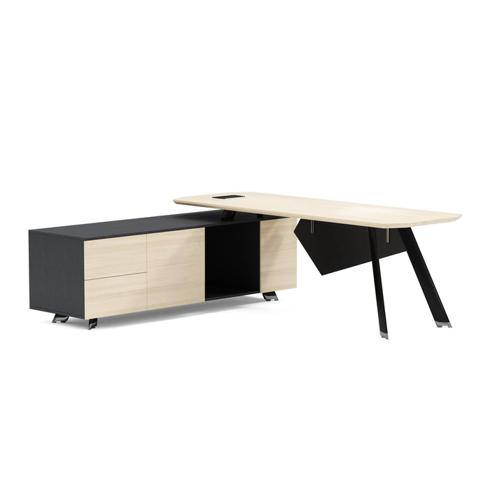 AF Essence-Tribeca | Genesis L-shaped Executive Desk WX-NW001