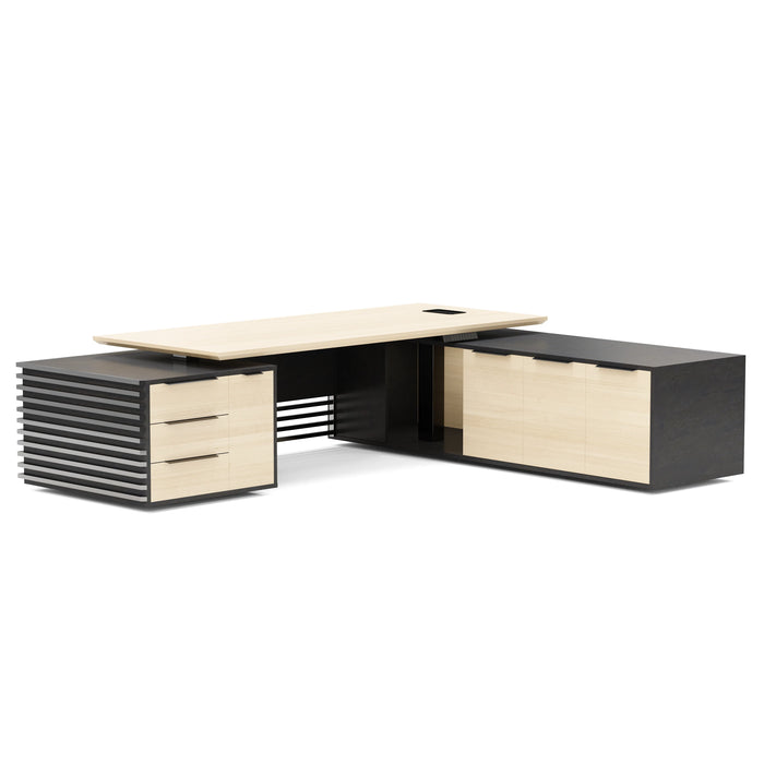 AF Essence-Tribeca | Anderson Adjustable L-shaped Executive Desk WX-N2801-LIFT