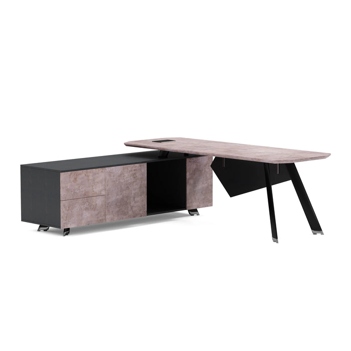 AF Essence-Tribeca | Genesis L-shaped Executive Desk WX-NW001