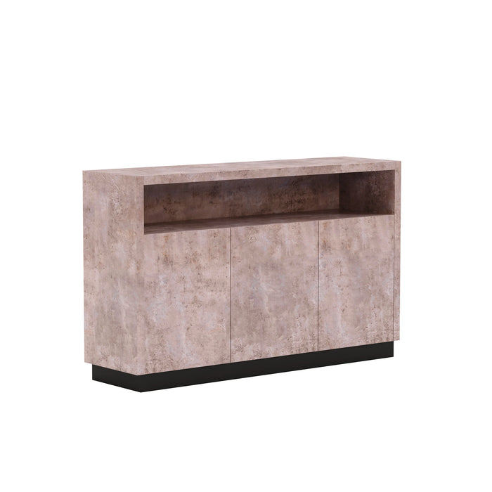 Madeline 39-58" Credenza Cabinet Shelving Unit | AF Essence Carnegie WX-MT002-3