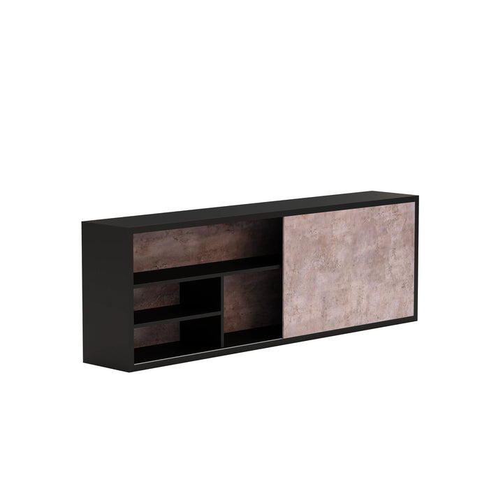 Jeremiah 95" Credenza Shelving Unit | AF Essence Tribeca WX-NS2806