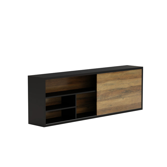 Jeremiah 95" Credenza Shelving Unit | AF Essence Tribeca WX-NS2806