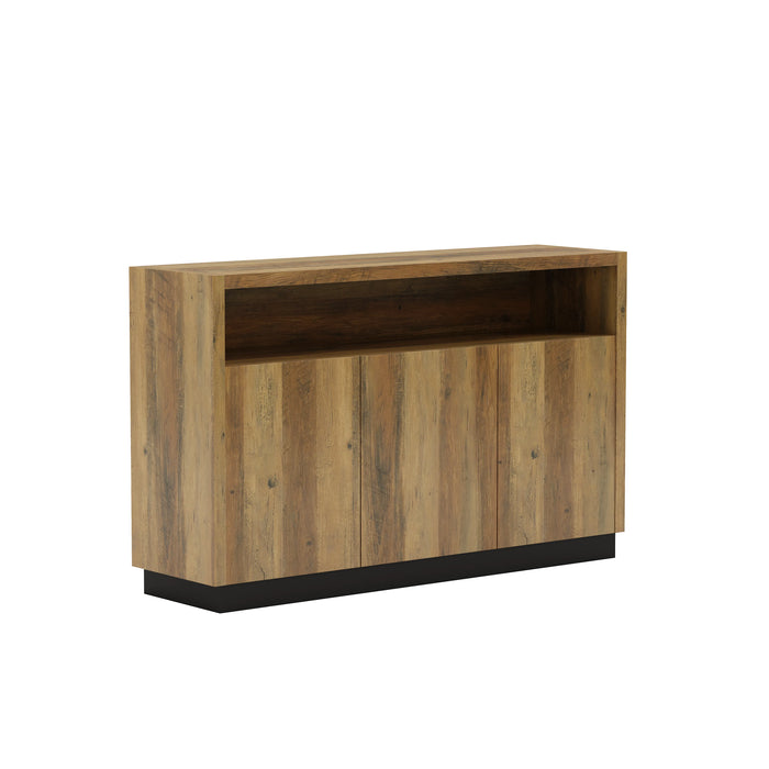 Madeline 39-58" Credenza Cabinet Shelving Unit | AF Essence Carnegie WX-MT002-3