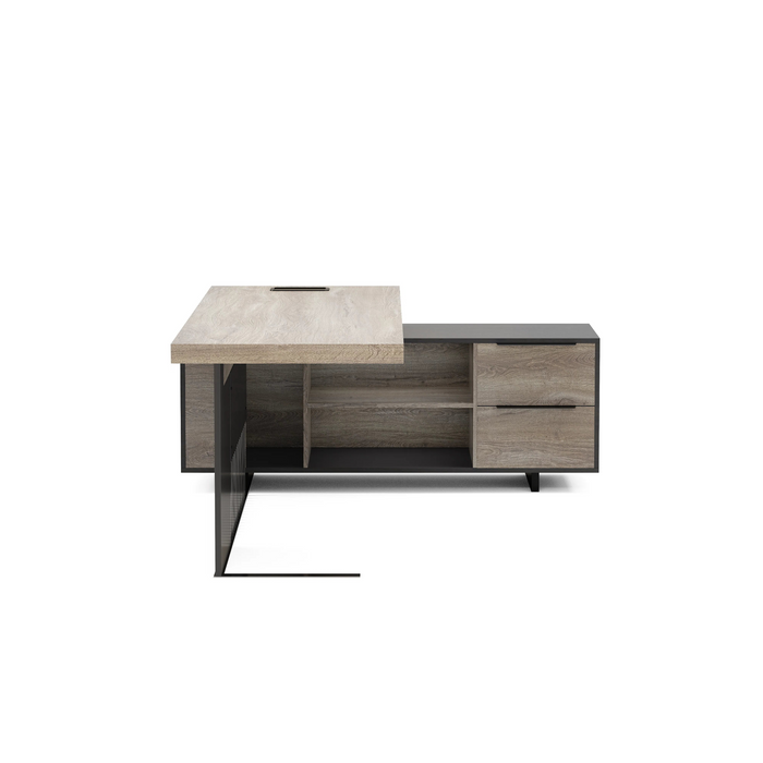 Cecilia 95" L-shaped Executive Desk | AF Essence Tribeca WX-N2802