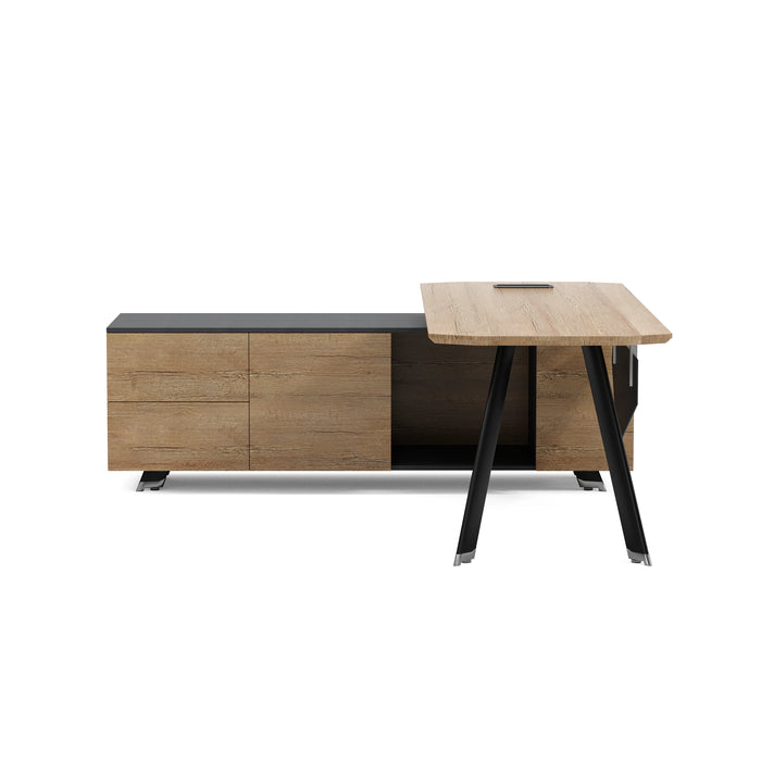 AF Essence-Tribeca | Genesis L-shaped Executive Desk WX-NW001