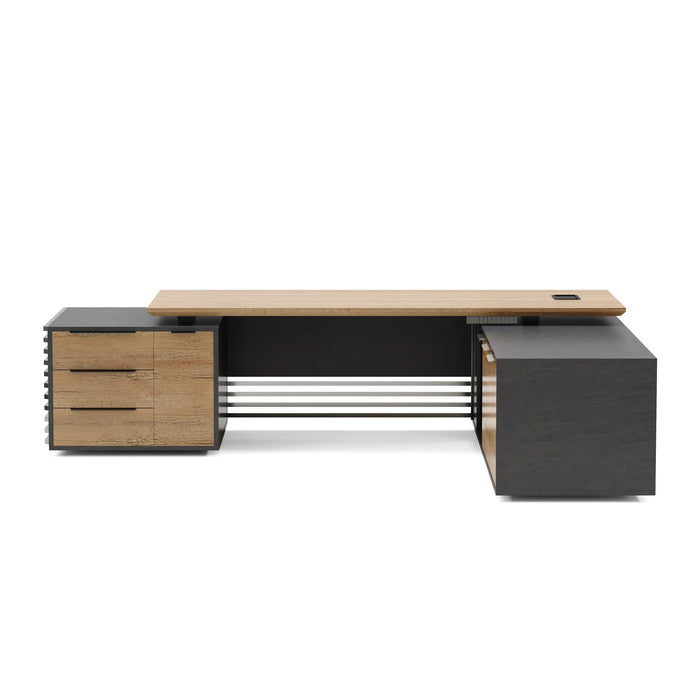 AF Essence-Tribeca | Anderson Adjustable L-shaped Executive Desk WX-N2801-LIFT