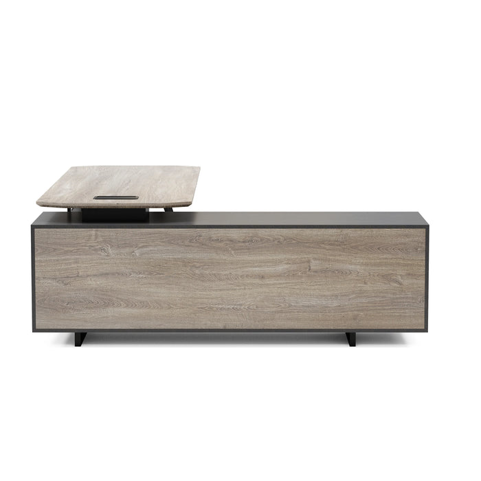 Nikolai 87" L-shaped Executive Desk | AF Essence Tribeca WX-N2805