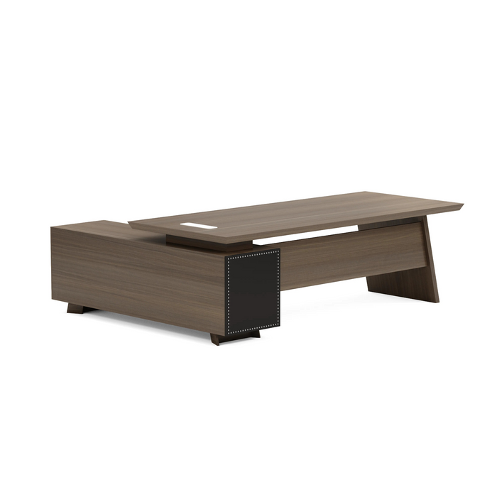 Nepal 95" L-shaped Executive Desk | AF Essence Mooreen WX-E1502