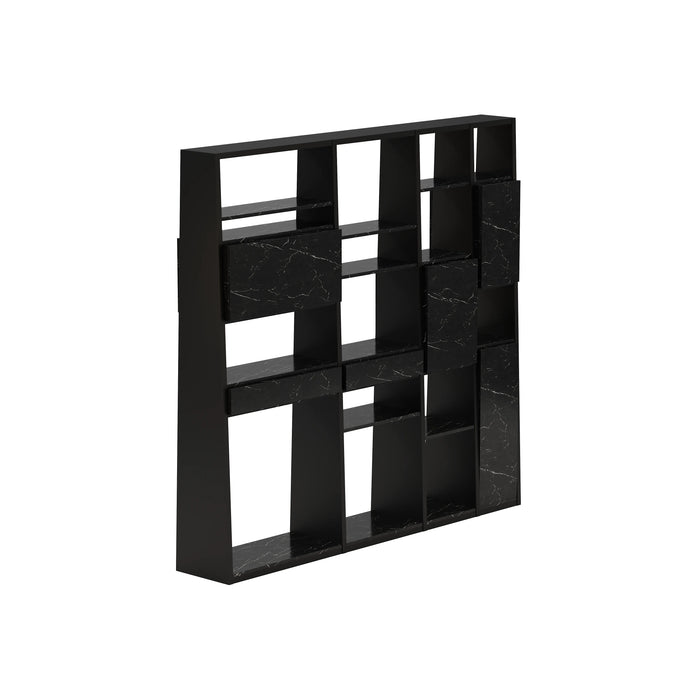 Winona 90-129" Open Display Wall Shelving Unit | AF Essence Tribeca  WX-NS2802