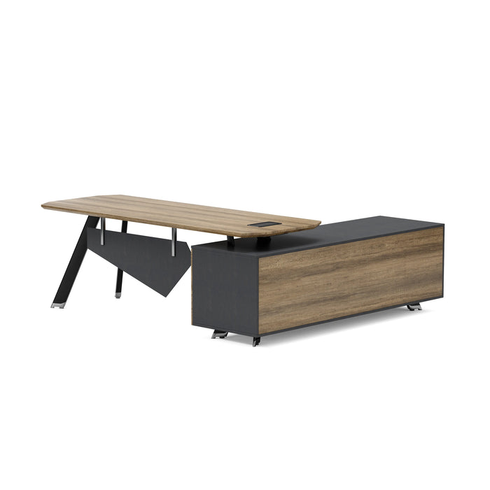 AF Essence-Tribeca | Genesis L-shaped Executive Desk WX-NW001