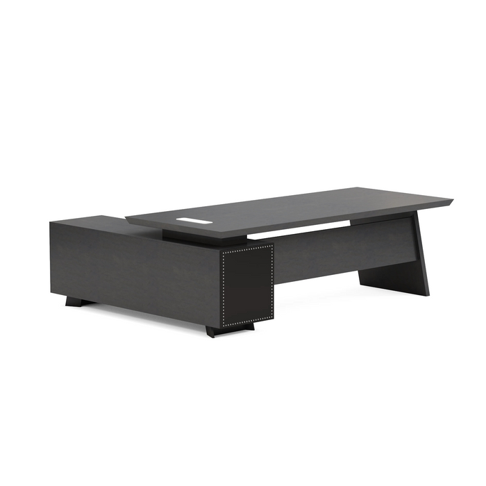 Nepal 95" L-shaped Executive Desk | AF Essence Mooreen WX-E1502