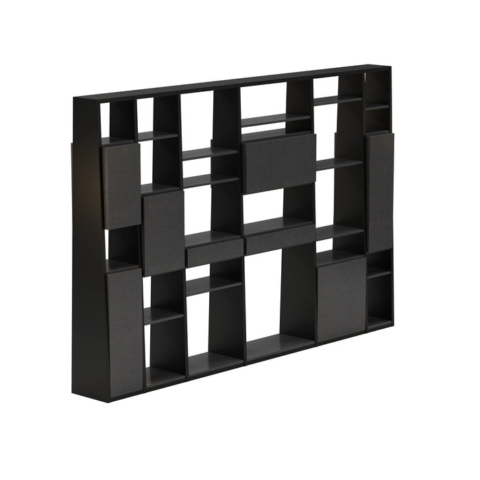 Winona 90-129" Open Display Wall Shelving Unit | AF Essence Tribeca  WX-NS2802