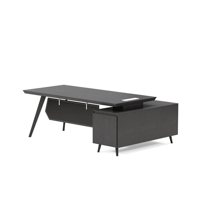 Granger 79" L-shaped Executive Desk | AF Essence Mooreen WX-E1507