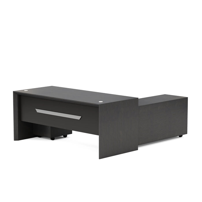 Neptune 63-71" Rectangular Executive Desk with Mobile Return | AF Essence Mooreen WX-E1508