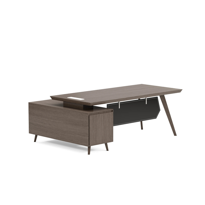 Granger 79" L-shaped Executive Desk | AF Essence Mooreen WX-E1507