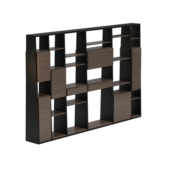 Winona 90-129" Open Display Wall Shelving Unit | AF Essence Tribeca  WX-NS2802