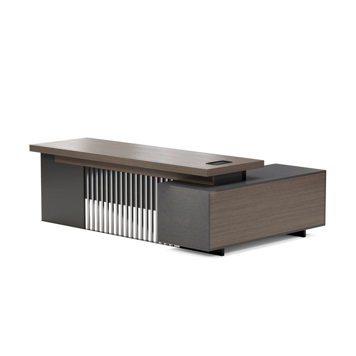 Cecilia 95" L-shaped Executive Desk | AF Essence Tribeca WX-N2802