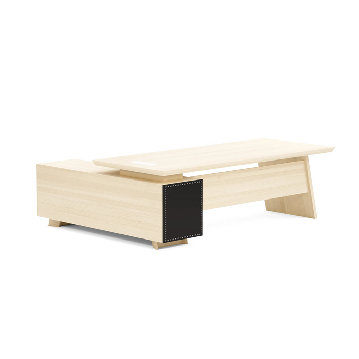 Nepal 95" L-shaped Executive Desk | AF Essence Mooreen WX-E1502