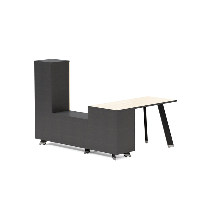 Christian 55" L-shaped Executive Desk | AF Essence Tribeca WX-NW003