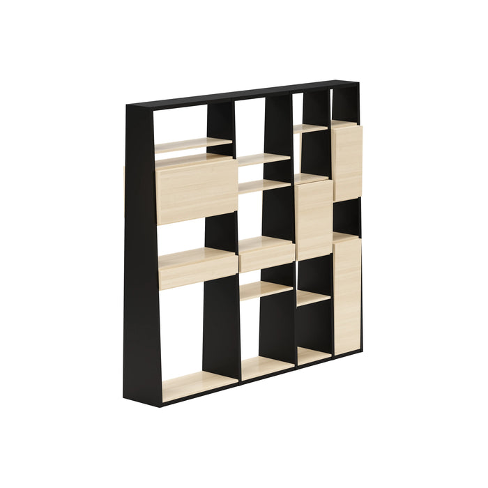 Winona 90-129" Open Display Wall Shelving Unit | AF Essence Tribeca  WX-NS2802