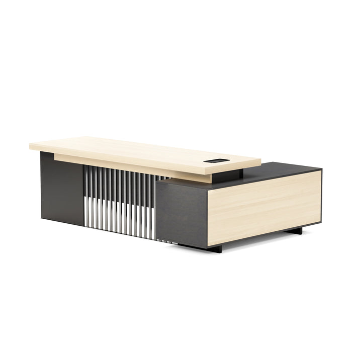 Cecilia 95" L-shaped Executive Desk | AF Essence Tribeca WX-N2802