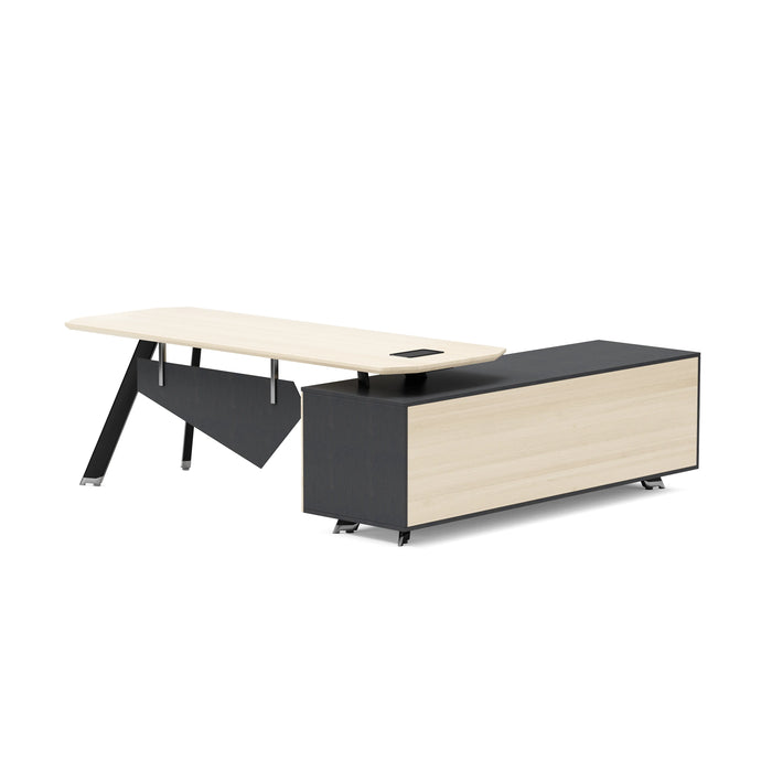 AF Essence-Tribeca | Genesis L-shaped Executive Desk WX-NW001