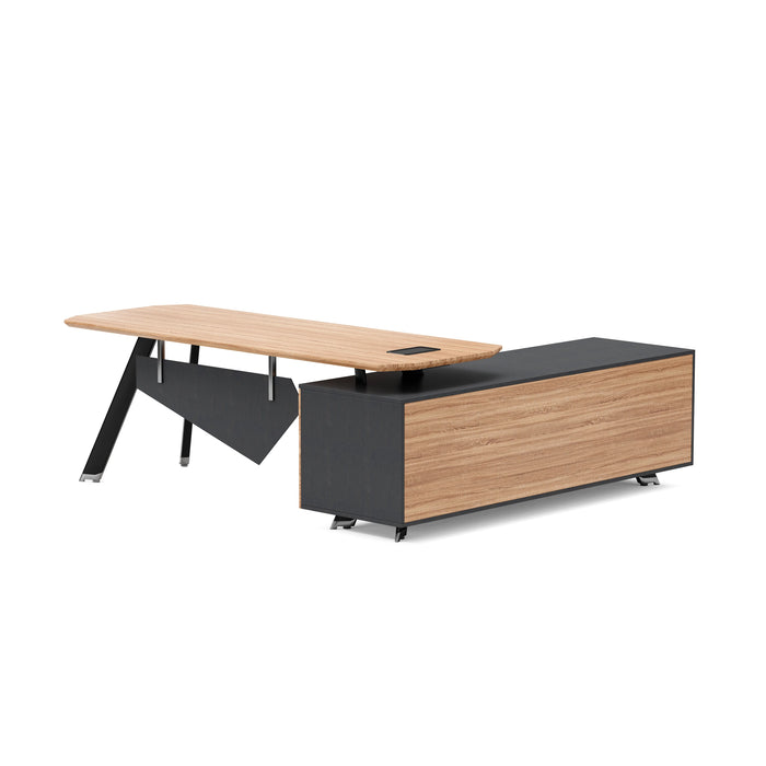 AF Essence-Tribeca | Genesis L-shaped Executive Desk WX-NW001