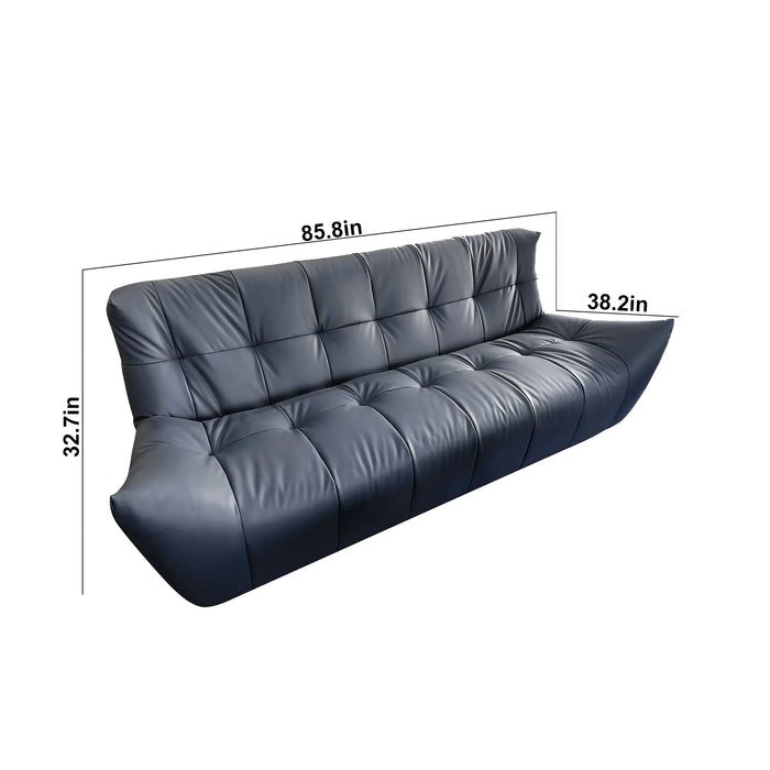 Maxwell 41-86" Black PU Leather Lounge Seating Sofas | AF [ZT] JY-H336