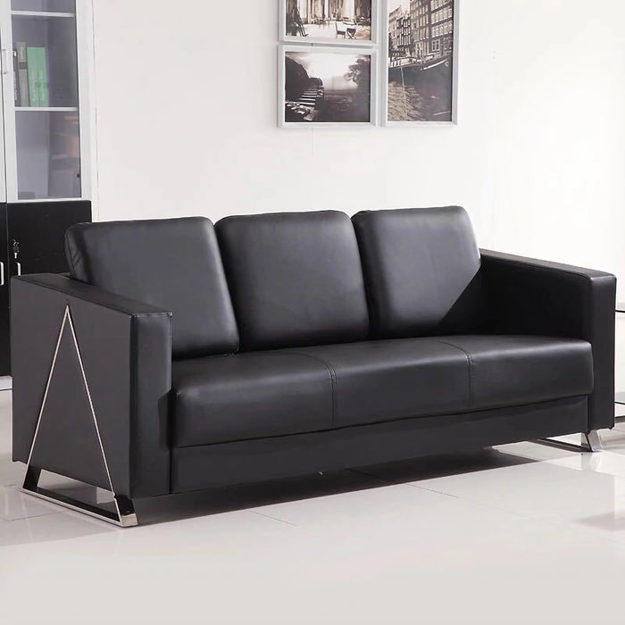 Sawyer 47-87" Black PU Leather Lounge Seating Sofas | AF [ZT] JY-K918