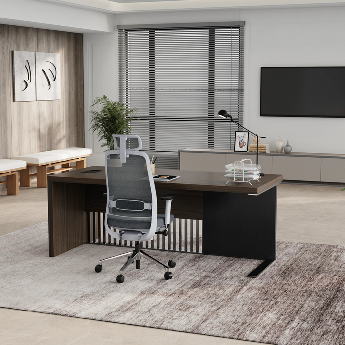 Dakota 63-79" Rectangular Executive Desk | AF Essence Tribeca WX-N2806