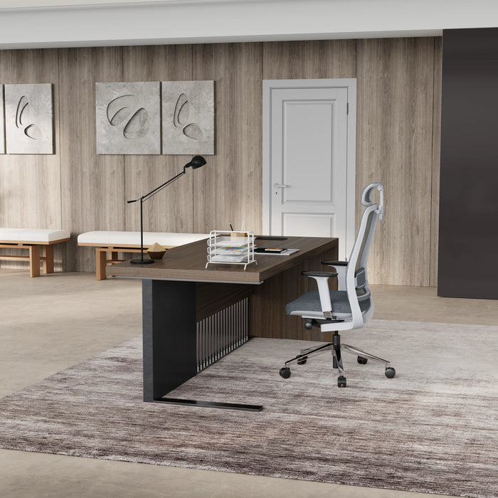 Dakota 63-79" Rectangular Executive Desk | AF Essence Tribeca WX-N2806