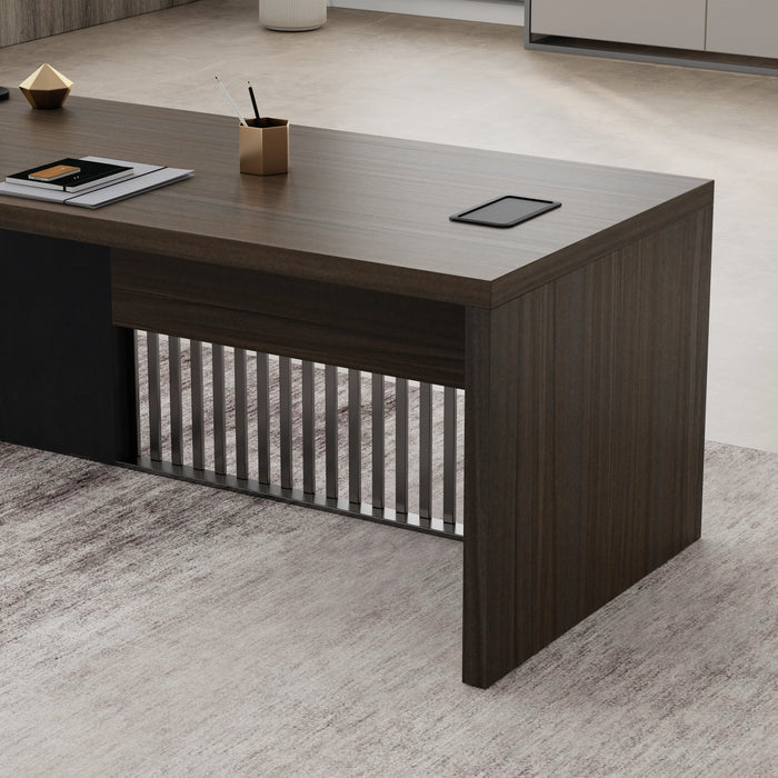 Dakota 63-79" Rectangular Executive Desk | AF Essence Tribeca WX-N2806