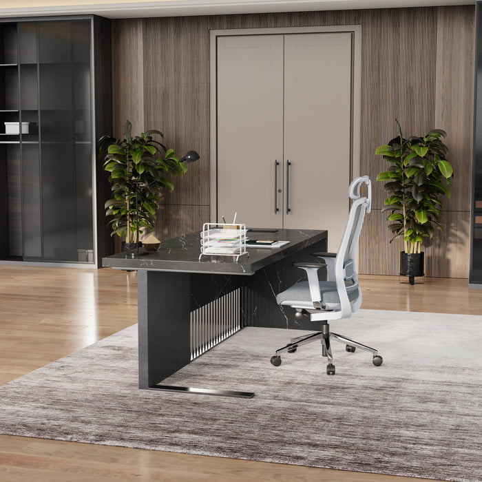 Dakota 63-79" Rectangular Executive Desk | AF Essence Tribeca WX-N2806