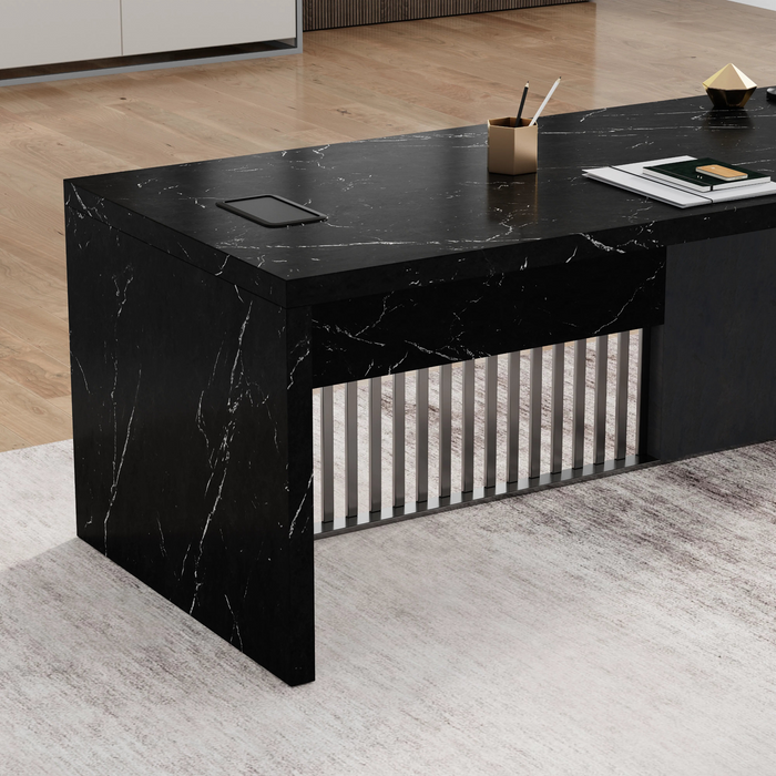 Dakota 63-79" Rectangular Executive Desk | AF Essence Tribeca WX-N2806