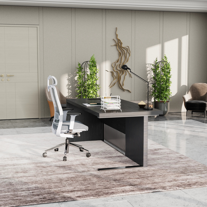 Dakota 63-79" Rectangular Executive Desk | AF Essence Tribeca WX-N2806