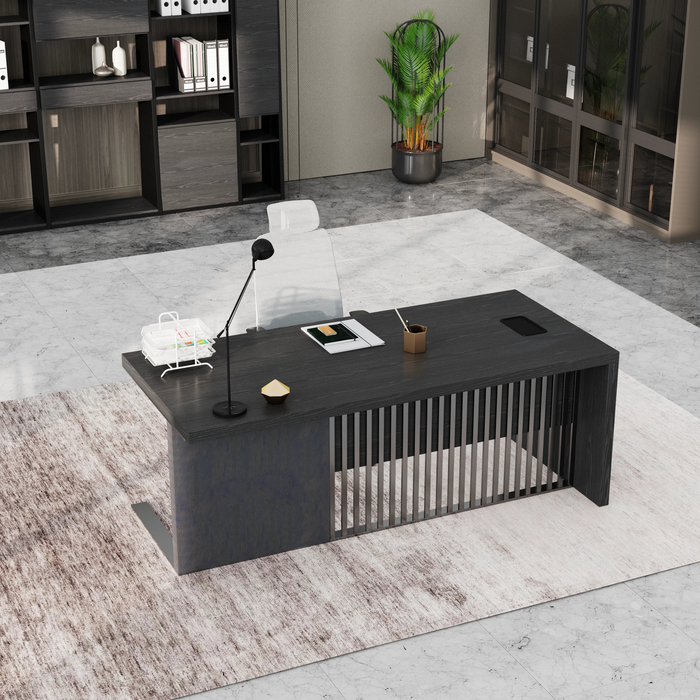 Dakota 63-79" Rectangular Executive Desk | AF Essence Tribeca WX-N2806