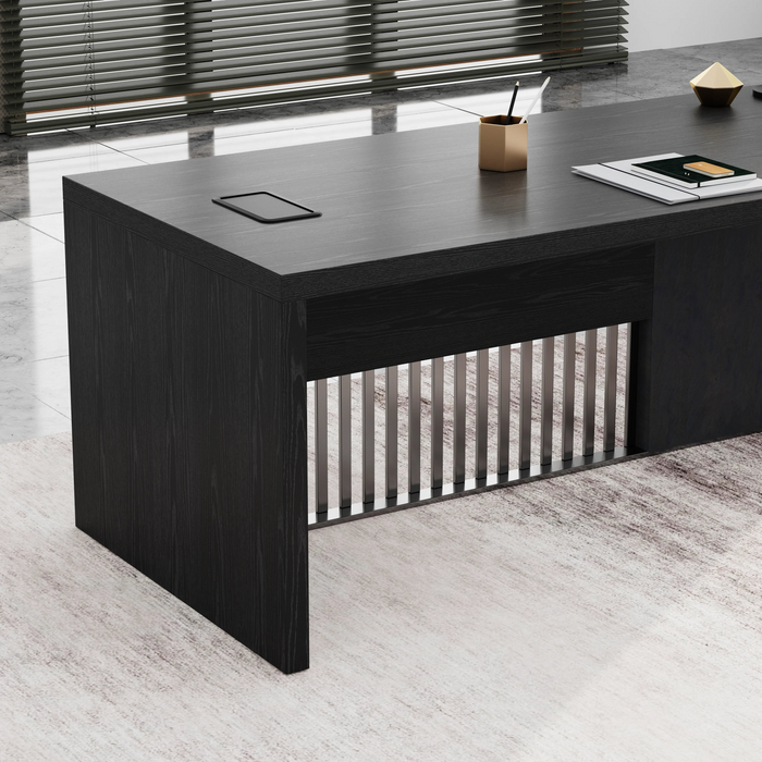 Dakota 63-79" Rectangular Executive Desk | AF Essence Tribeca WX-N2806