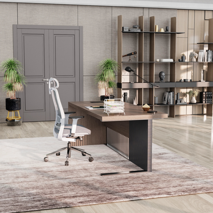 Dakota 63-79" Rectangular Executive Desk | AF Essence Tribeca WX-N2806